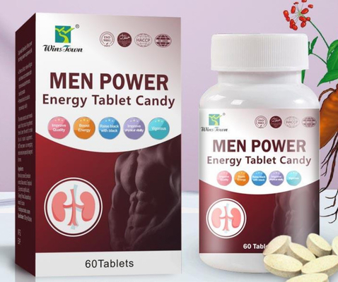 300mg Natural Peruvian Men Herbal Supplements Black Maca Dietary Candy Capsules