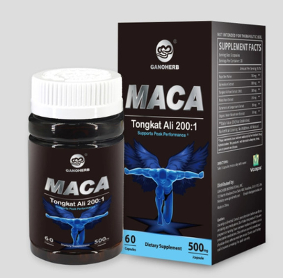 Anti Inflammatory Maca Pills Ginseng Tongkat Ali Black In Bulk