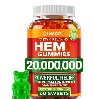 Natural Herbal Weight Gaining Hem Gummies Food Supplement