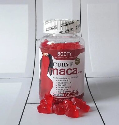 Organic Women's Herbal Supplements Curve Maca Gummies With High Purity Elastin