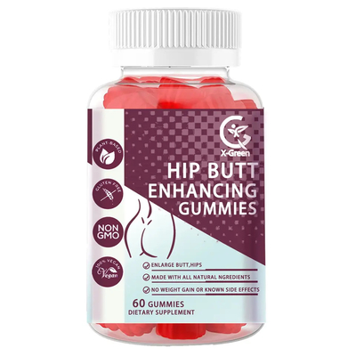 Strawberry Flavor Female Enhancement Gummies for Butt Enlargement Customization