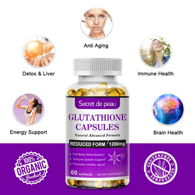 L-Glutathione Skin Peptide Collagen Whitening Capsule Vitamin C Pills