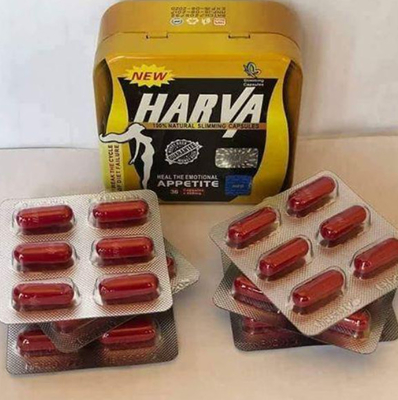 Square Botanical Harva Slimming Capsules Pills Appetite Loss