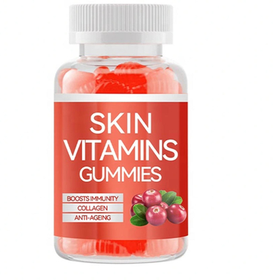 Customized Adult Vegan Biotin Gummies Vitamins For Hair Nails Skin