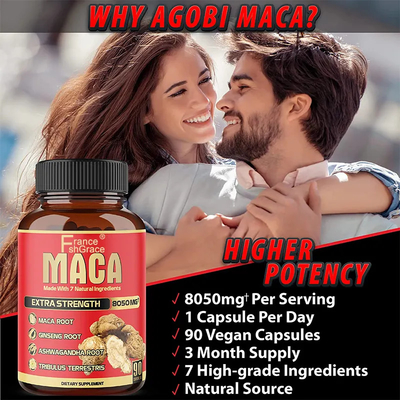 Wild Cultivation Method Maca Herbal Supplement Power Tablet Stong Maca Capsules
